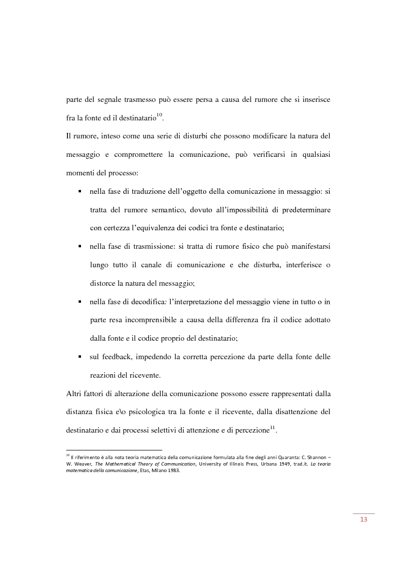 Anteprima della tesi: Web 2.0 e i nuovi strumenti di comunicazione interna aziendale, Pagina 13