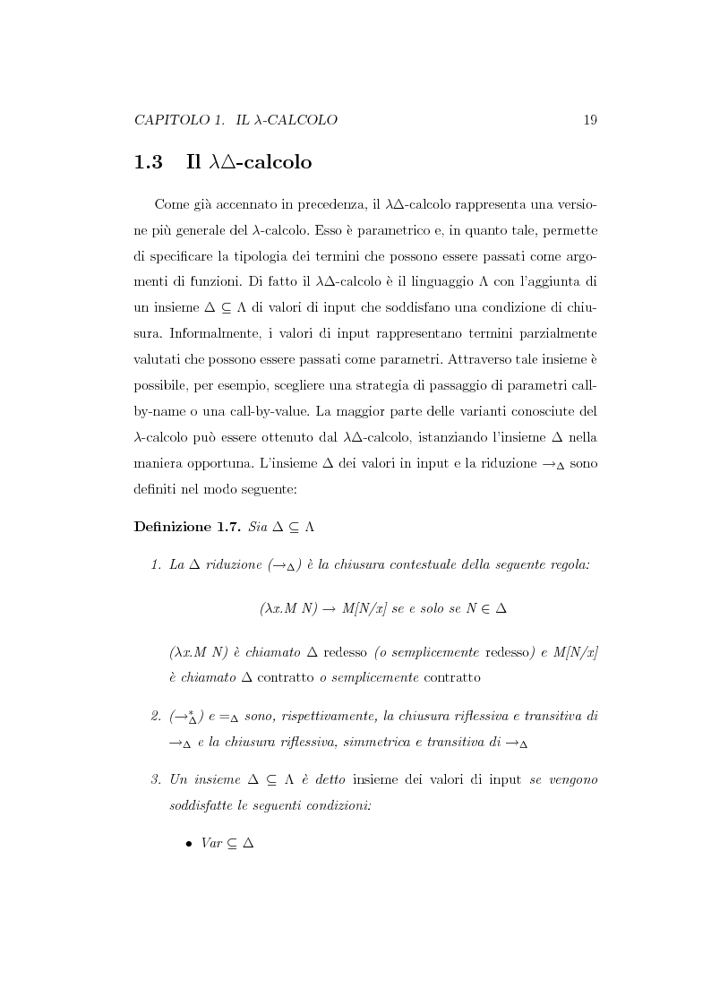 Anteprima della tesi: Una macchina di riduzione per il λ-calcolo con valutazione dei costi, Pagina 10