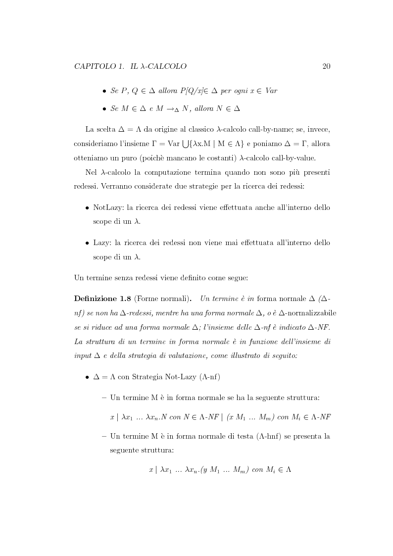 Anteprima della tesi: Una macchina di riduzione per il λ-calcolo con valutazione dei costi, Pagina 11