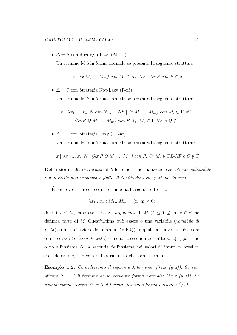 Anteprima della tesi: Una macchina di riduzione per il λ-calcolo con valutazione dei costi, Pagina 12