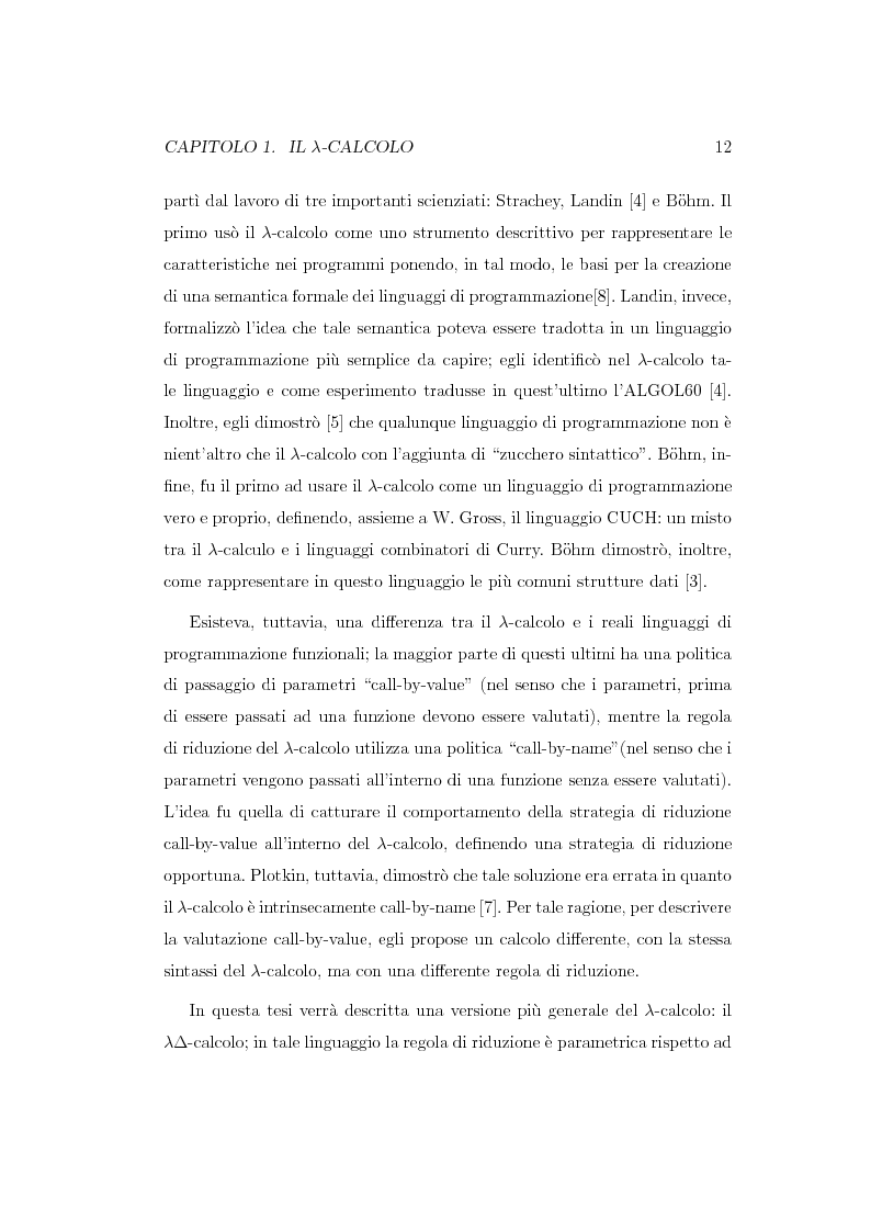 Anteprima della tesi: Una macchina di riduzione per il λ-calcolo con valutazione dei costi, Pagina 3