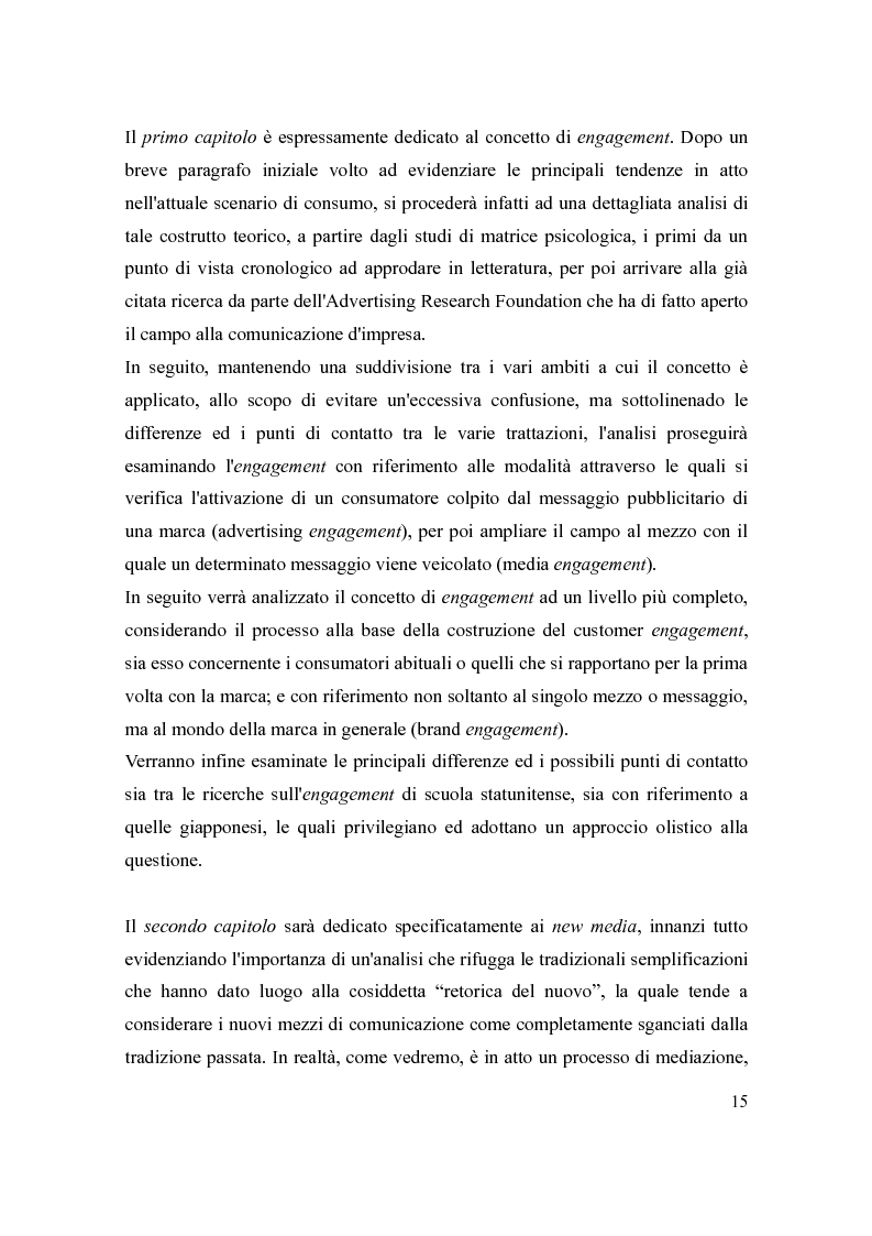 Anteprima della tesi: Consumer engagement e new media: le opportunità offerte da user generated content e social media, Pagina 3