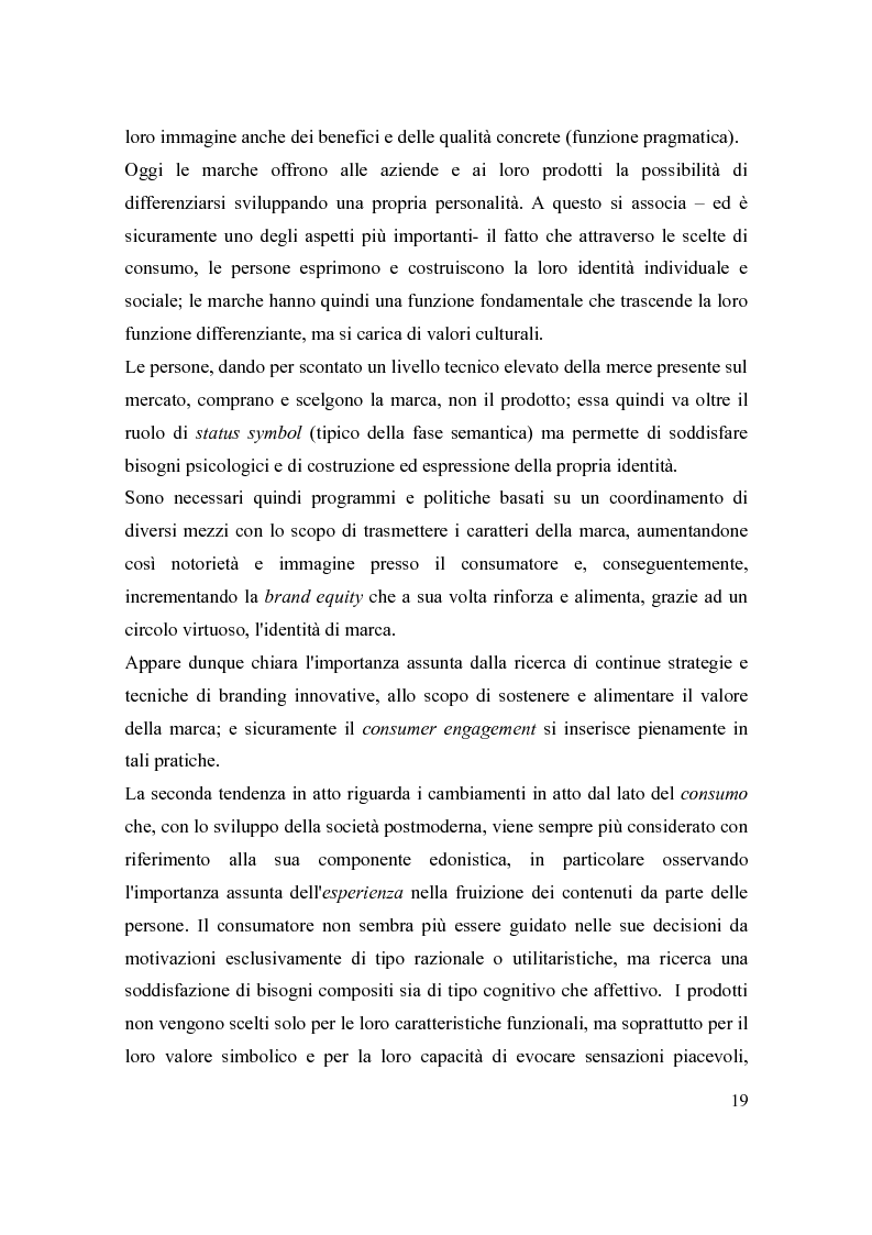Anteprima della tesi: Consumer engagement e new media: le opportunità offerte da user generated content e social media, Pagina 7
