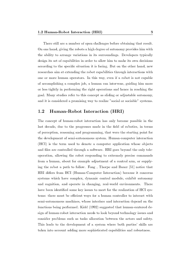 Anteprima della tesi: Sliding Autonomy for a Human Centered System in a Space Exploration Domain, Pagina 3
