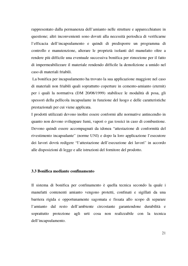 Anteprima della tesi: La bonifica dell'amianto negli impianti industriali, aspetti tecnico-organizzativi ed economici, Pagina 8