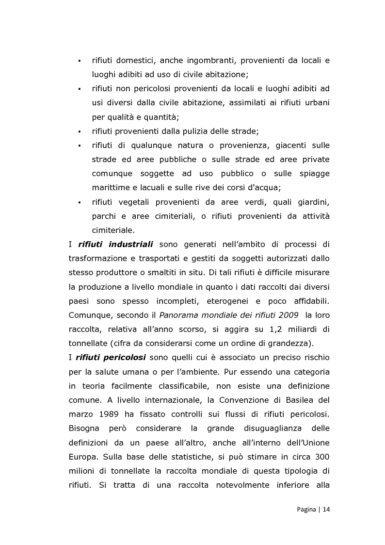 Anteprima della tesi: Rifiuti: strategie di comunicazione per gestire un tema sensibile, il caso Acerra, Pagina 4