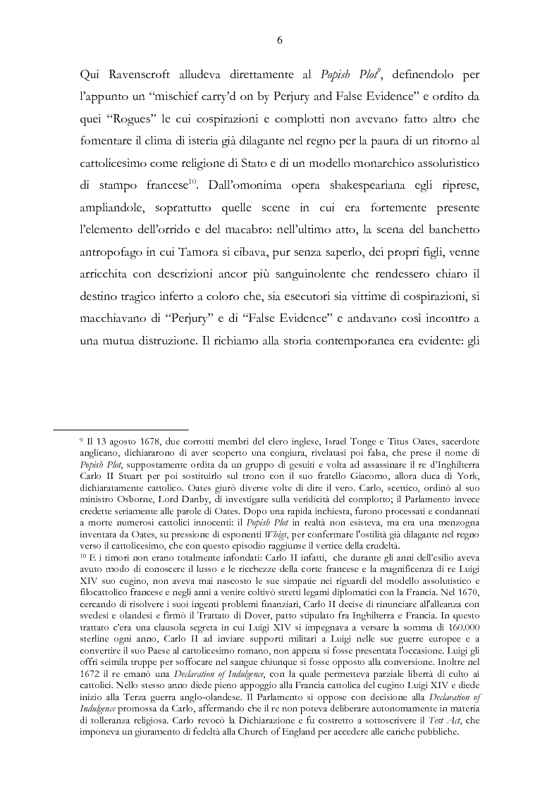 Anteprima della tesi: The History and Fall of Caius Marius e il suo antecedente Shakespeariano, Pagina 6