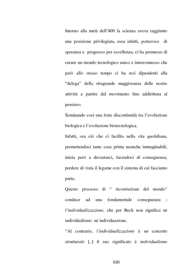 Anteprima della tesi: Società e rischio: oggi tra riflessività e incertezza, Pagina 7