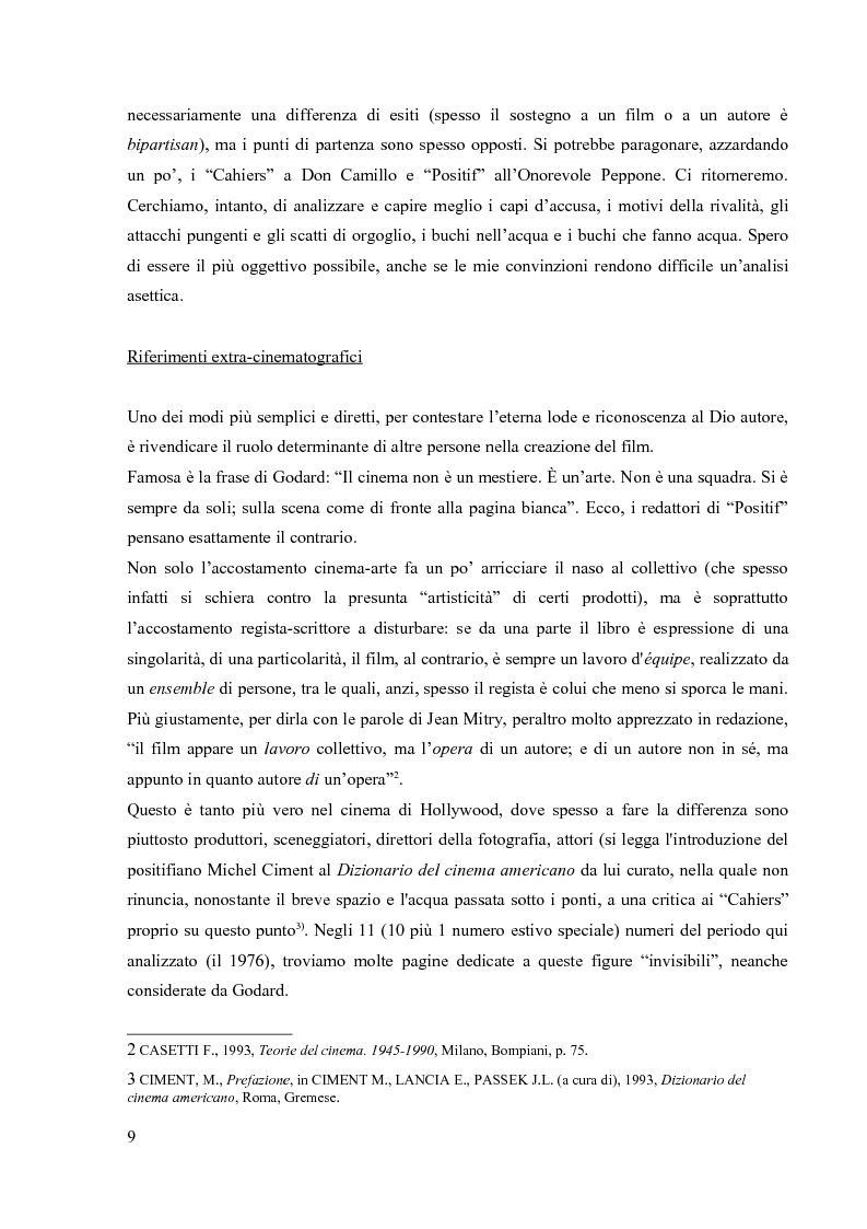 Anteprima della tesi: ''Positif'' 1976, Pagina 3