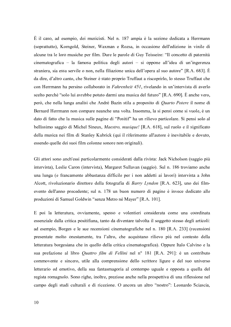 Anteprima della tesi: ''Positif'' 1976, Pagina 4