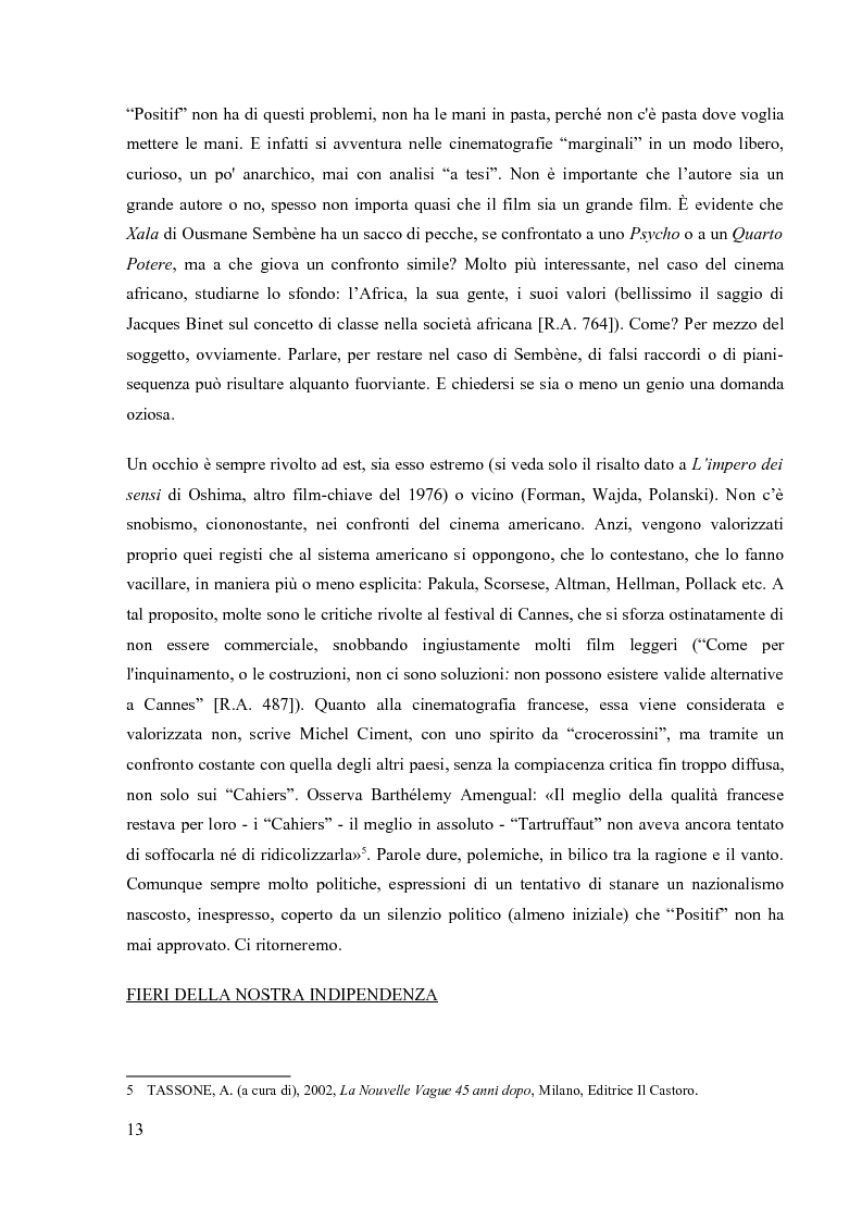 Anteprima della tesi: ''Positif'' 1976, Pagina 7