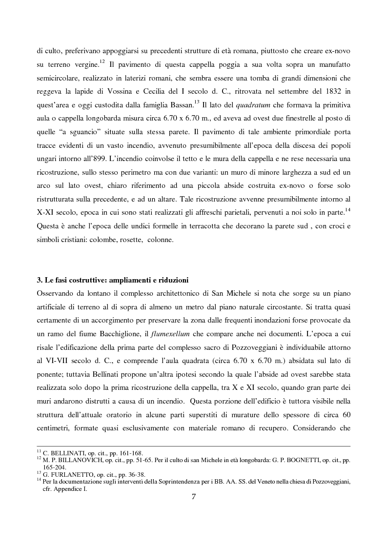 Anteprima della tesi: Pitture murali dell'Oratorio di Pozzoveggiani, Pagina 7
