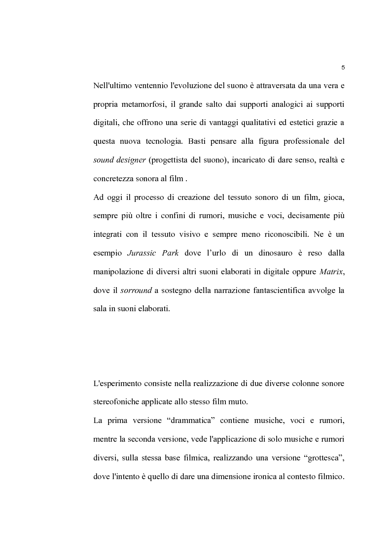Anteprima della tesi: Il suono nel cinema, Pagina 4
