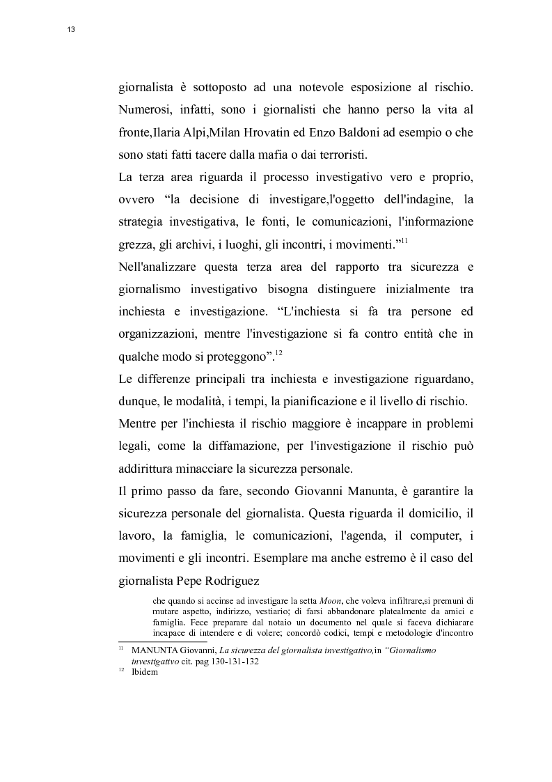 Anteprima della tesi: Il giornalismo investigativo e l'informazione antimafia in Italia, Pagina 10