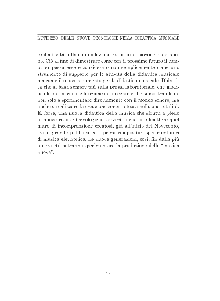 Anteprima della tesi: L'utilizzo delle nuove tecnologie nella didattica musicale, Pagina 6