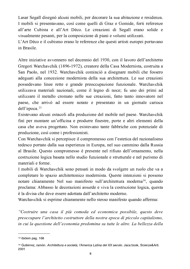 Anteprima della tesi: Disegno industriale senza industria. La figura del designer imprenditore nel Brasile del XX secolo, Pagina 7