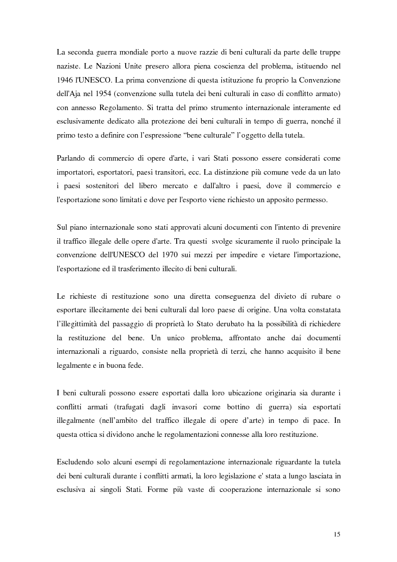 Estratto dalla tesi: Mednarodno pravno varstvo kulturne dediščine