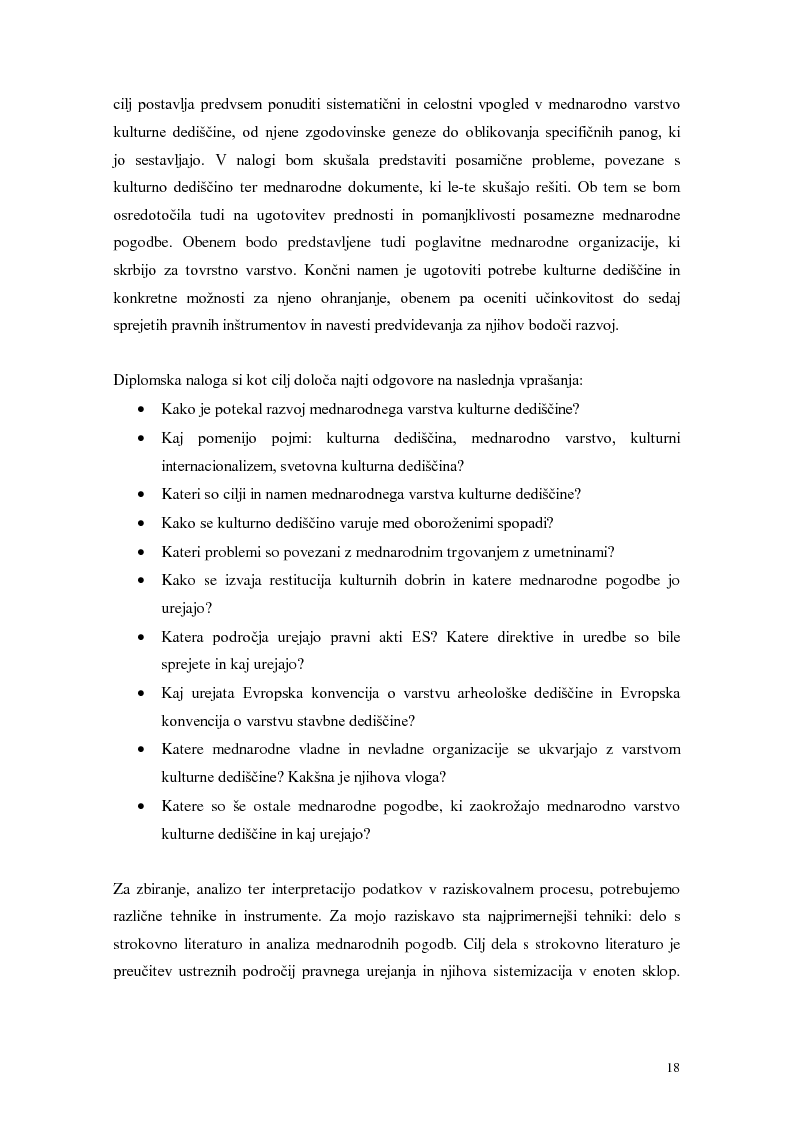 Anteprima della tesi: Mednarodno pravno varstvo kulturne dediščine, Pagina 2