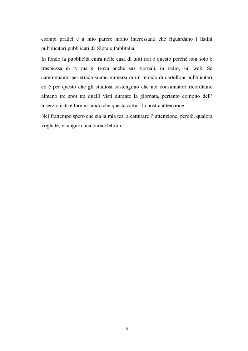 Anteprima della tesi: La pubblicità televisiva. Il caso RAI. I fattori che influiscono sulla costruzione del palinsesto pubblicitario e ruolo del servizio pubblico televisivo., Pagina 2
