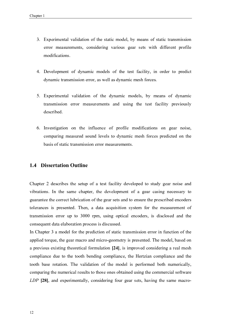 Anteprima della tesi: Influence of Profile Modifications on Transmission Error and Noise of Spur Gears, Pagina 12
