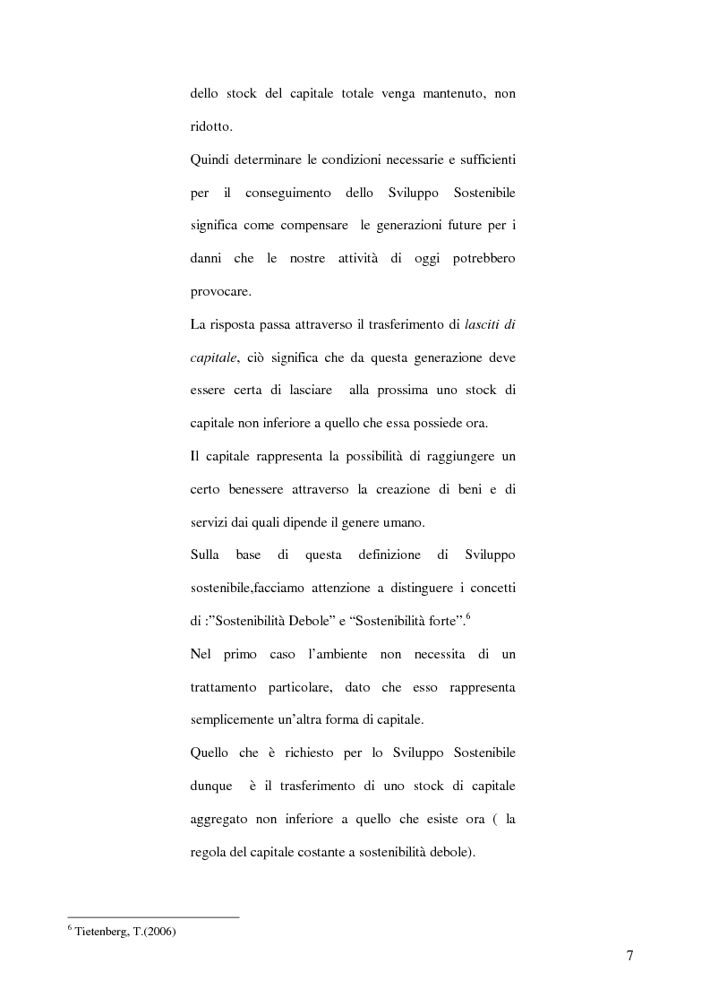 Anteprima della tesi: La tutela dell'ambiente come risorsa economica: un confronto tra realtà internazionali e realtà locali, Pagina 7