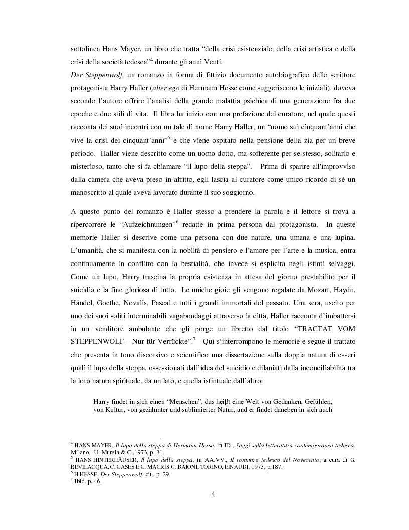 Anteprima della tesi: Steppenwolf di Fred Haines, ovvero Hermann Hesse filtrato attraverso la Beat Generation, Pagina 3