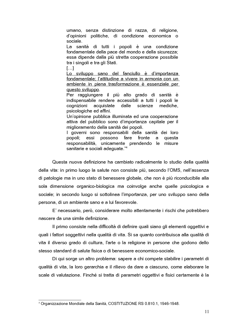 Anteprima della tesi: Qualità della vita e tempo libero nel bambino con disabilità: l'esperienza di uno spazio-gioco, Pagina 5