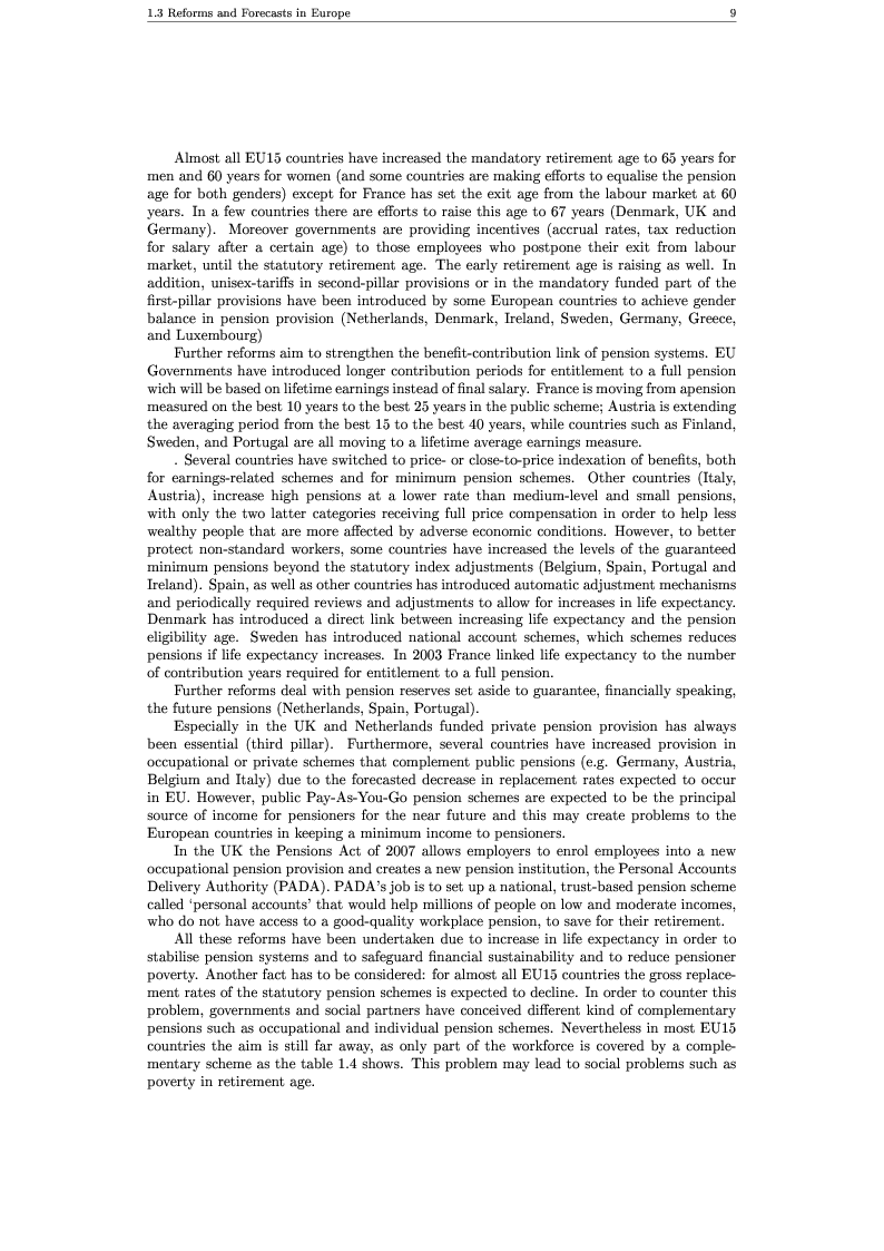 Anteprima della tesi: Pension Plans: a focus on Defined Benefit Pension Schemes, Pagina 5
