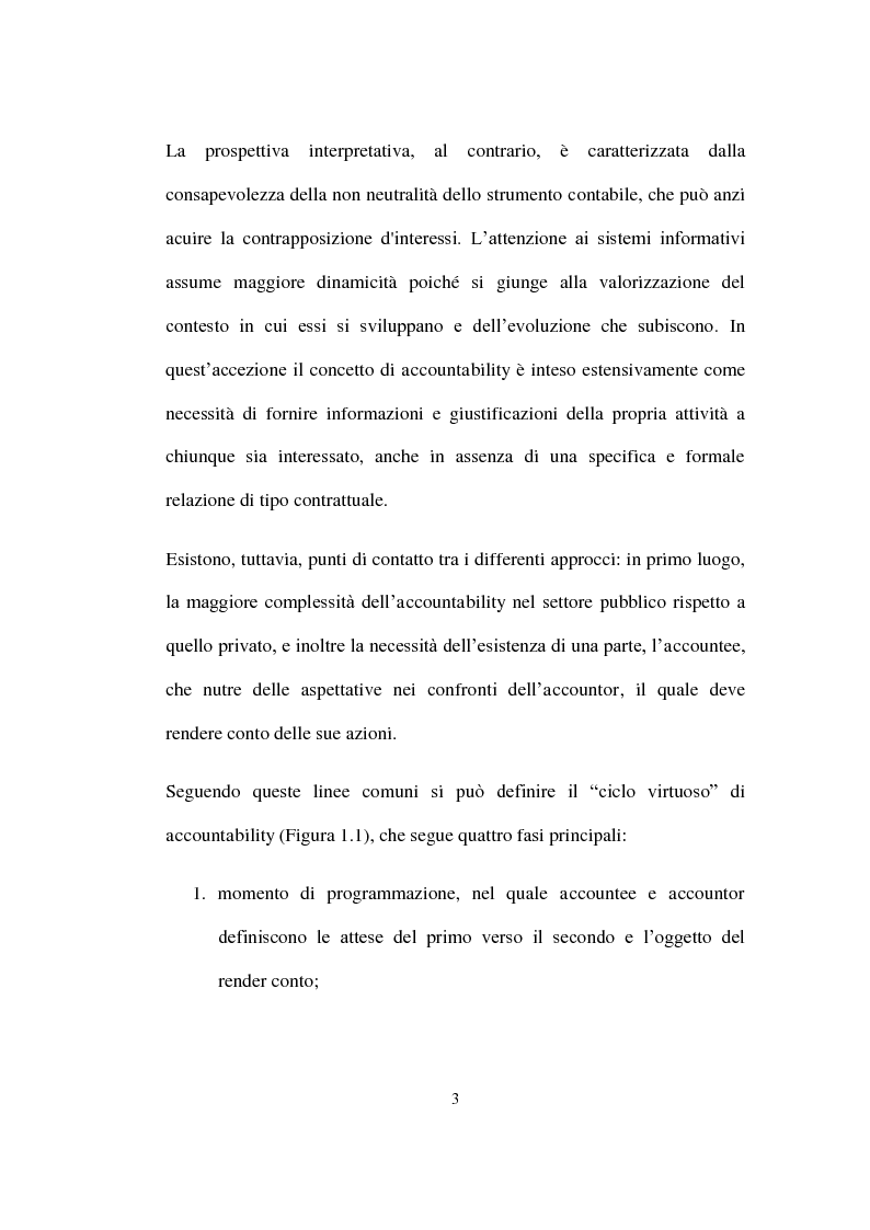 Anteprima della tesi: Le esigenze di accountability e i documenti di rendicontazione negli Enti Locali, Pagina 3