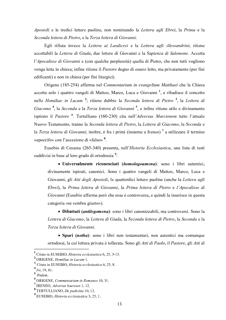 Anteprima della tesi: Sorella, madre e compagna. Maria Maddalena negli apocrifi del Nuovo Testamento, Pagina 7