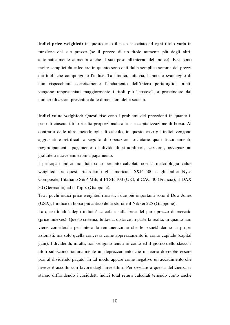 Anteprima della tesi: La previsione nei mercati finanziari. Un confronto tra analisi tecnica, modelli econometrici e reti neurali., Pagina 6