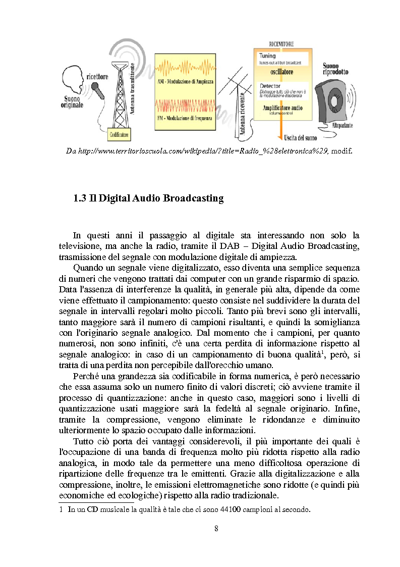 Anteprima della tesi: Il giornale radio: storia, tecniche, linguaggio, Pagina 4