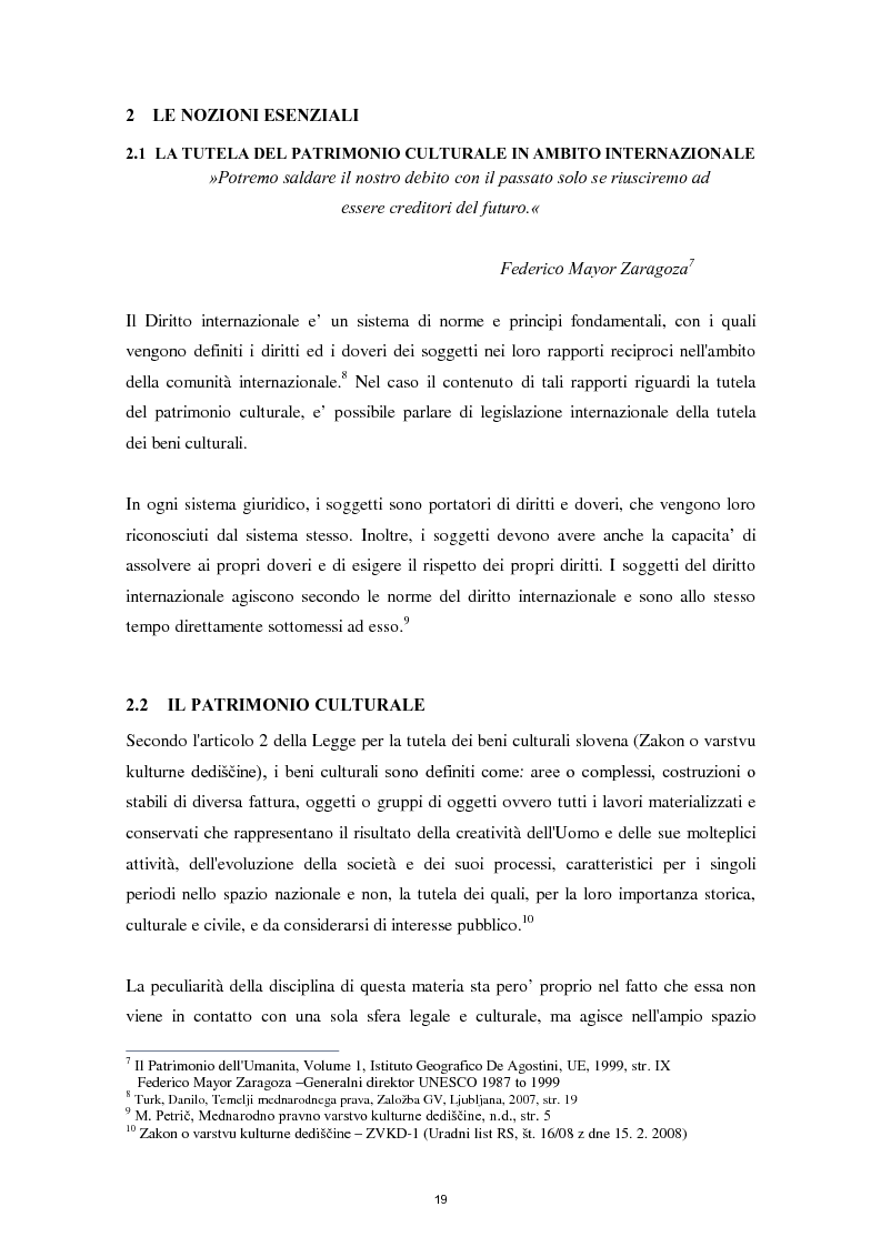 Anteprima della tesi: Tutela internazionale dei beni culturali, Pagina 7