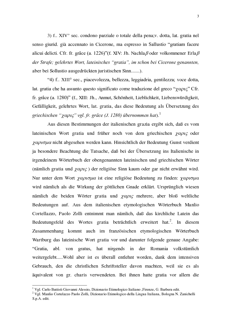 Anteprima della tesi: GRATIA UND ANMUT - Von der christlichen gratia zur Ästhetik der Anmut vom Rokoko bis Schiller, Pagina 3