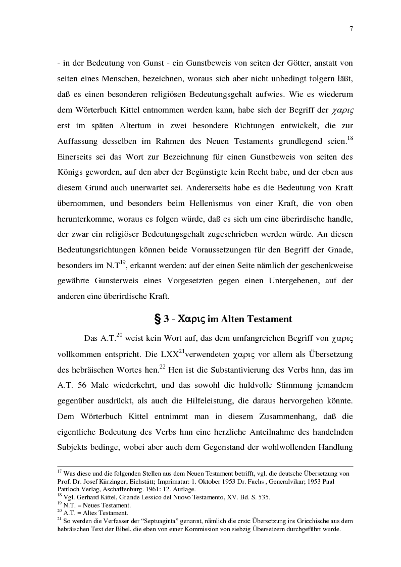 Anteprima della tesi: GRATIA UND ANMUT - Von der christlichen gratia zur Ästhetik der Anmut vom Rokoko bis Schiller, Pagina 7