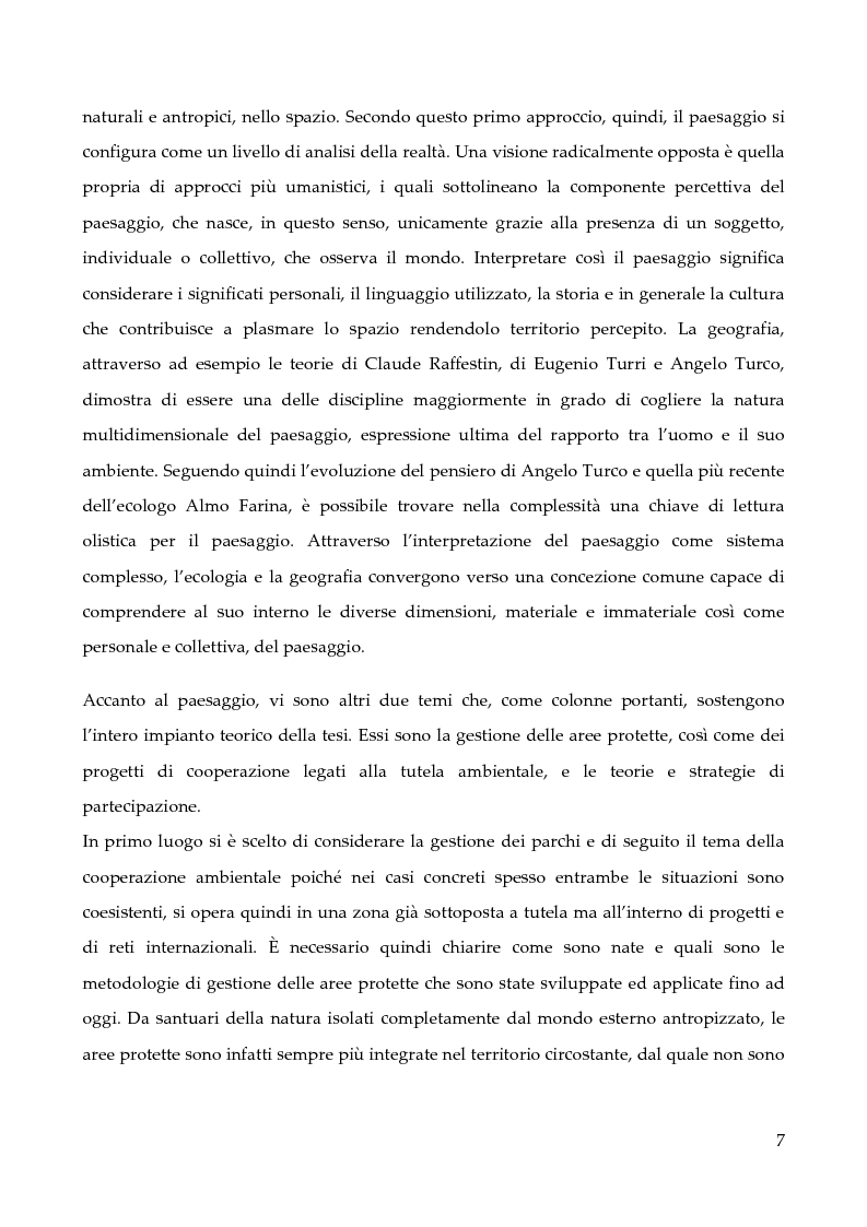 Anteprima della tesi: Aree protette: paesaggio e cogestione. Un'indagine in Burkina Faso., Pagina 3