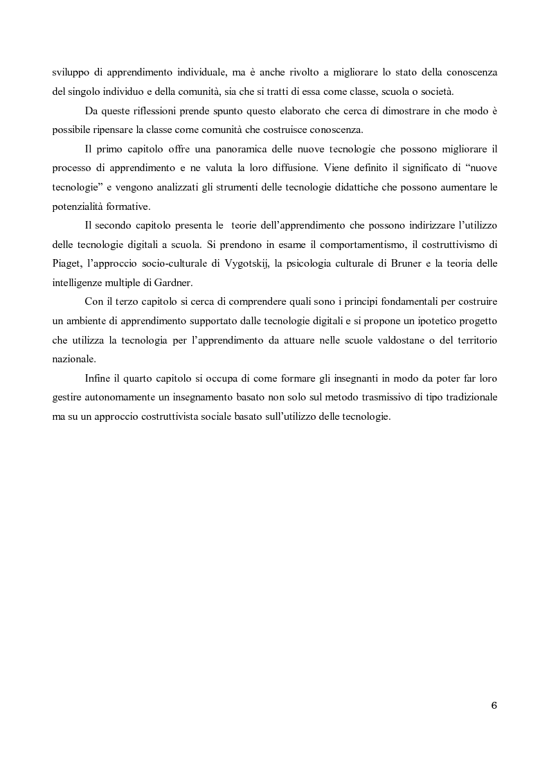 Anteprima della tesi: Apprendimento e nuove tecnologie, Pagina 2