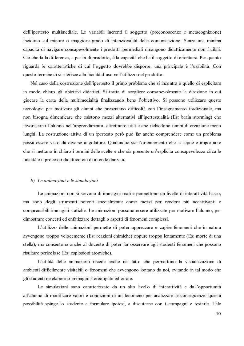 Anteprima della tesi: Apprendimento e nuove tecnologie, Pagina 6