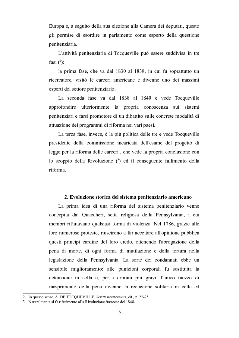 Anteprima della tesi: Il sistema penitenziario americano: evoluzione storica e prospettive future, Pagina 5