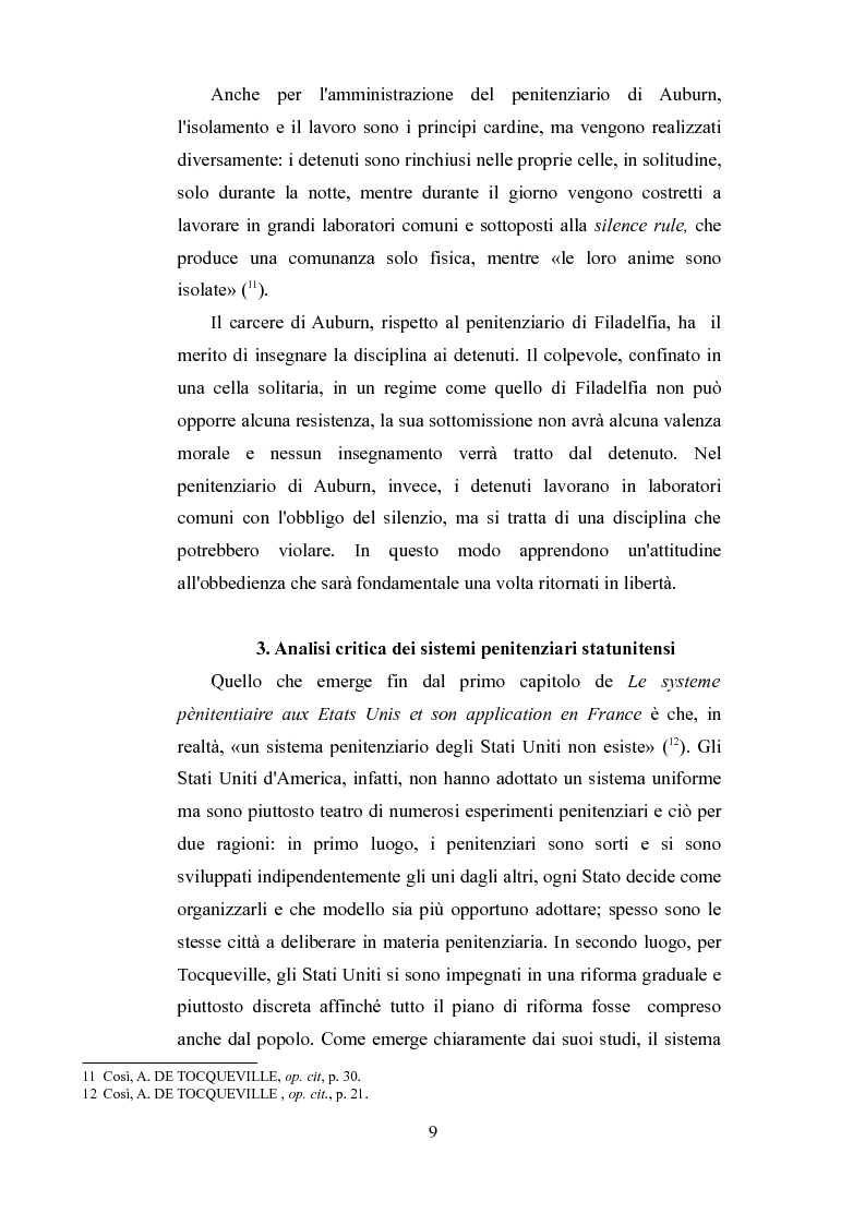 Anteprima della tesi: Il sistema penitenziario americano: evoluzione storica e prospettive future, Pagina 9