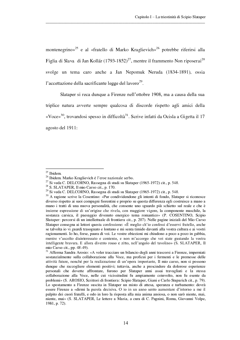 Anteprima della tesi: Strutture e stile del "Mio Carso" di Scipio Slataper, Pagina 11