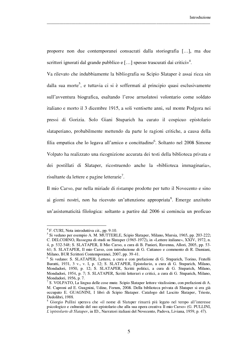 Anteprima della tesi: Strutture e stile del "Mio Carso" di Scipio Slataper, Pagina 2