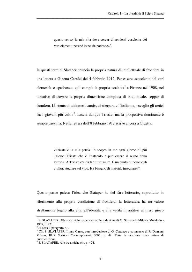 Anteprima della tesi: Strutture e stile del "Mio Carso" di Scipio Slataper, Pagina 5