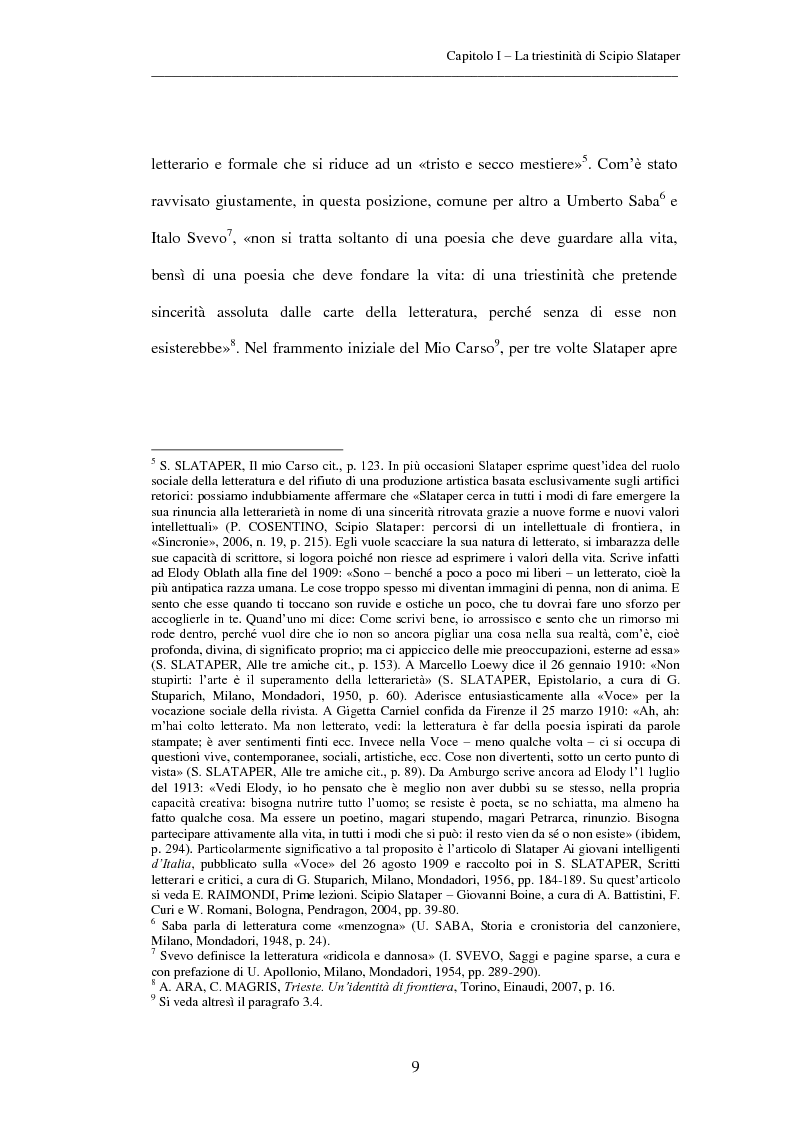 Anteprima della tesi: Strutture e stile del "Mio Carso" di Scipio Slataper, Pagina 6