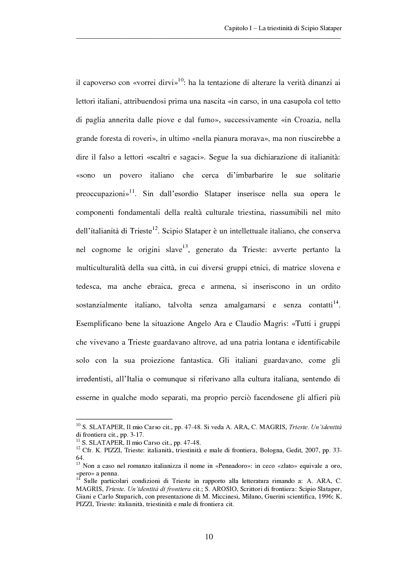 Anteprima della tesi: Strutture e stile del "Mio Carso" di Scipio Slataper, Pagina 7