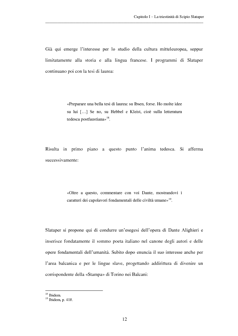Anteprima della tesi: Strutture e stile del "Mio Carso" di Scipio Slataper, Pagina 9
