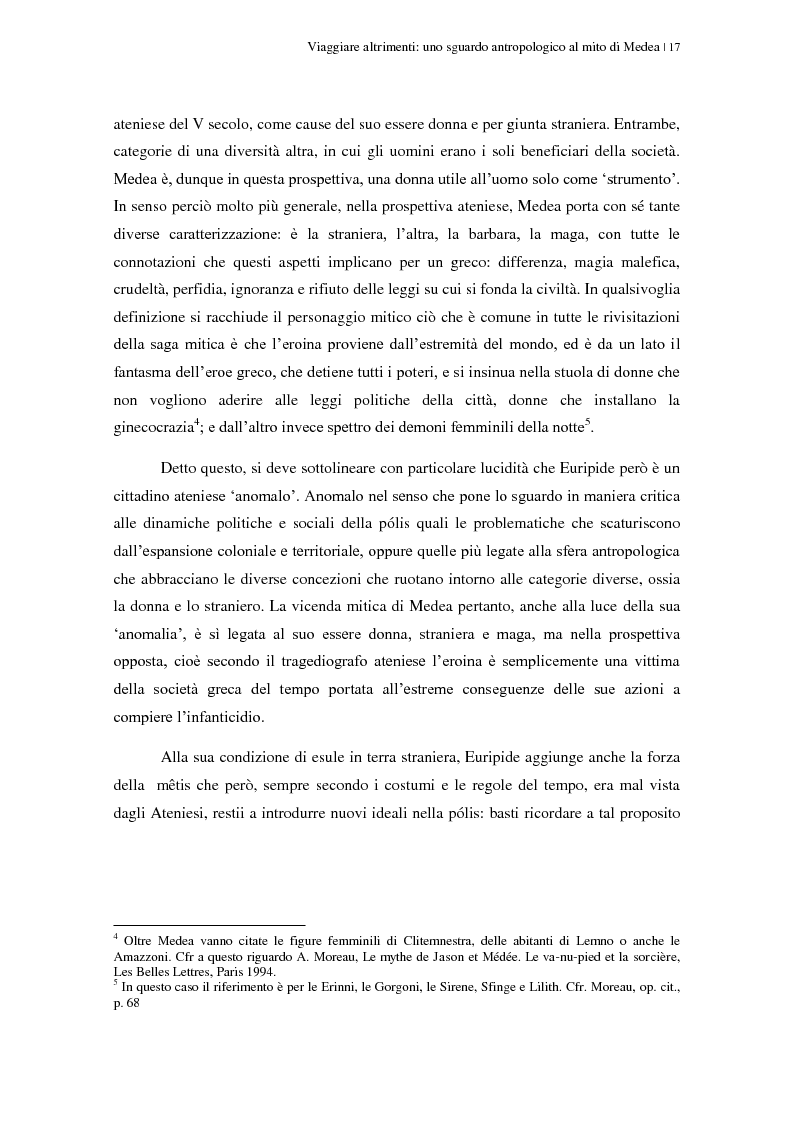Anteprima della tesi: Viaggiare altrimenti: uno sguardo antropologico al mito di Medea, Pagina 11