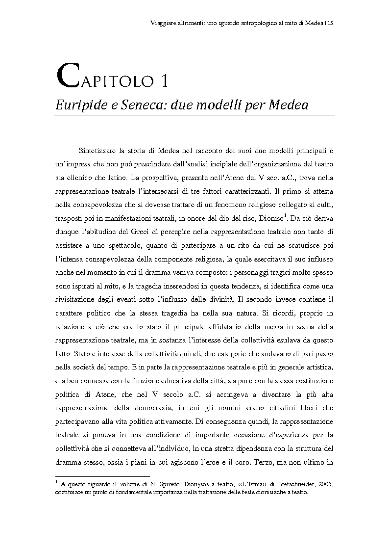 Anteprima della tesi: Viaggiare altrimenti: uno sguardo antropologico al mito di Medea, Pagina 9