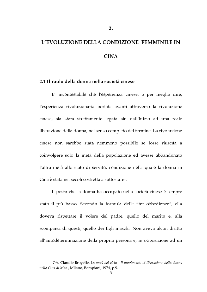 Anteprima della tesi: L'altra metà del Cielo: Arte al femminile nella Cina contemporanea, Pagina 3