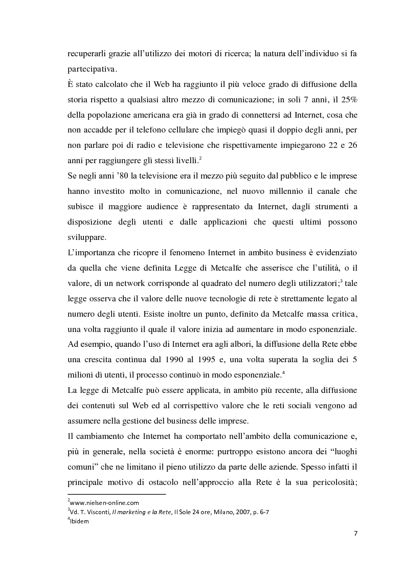 Anteprima della tesi: La comunicazione d'impresa attraverso i social media, Pagina 5